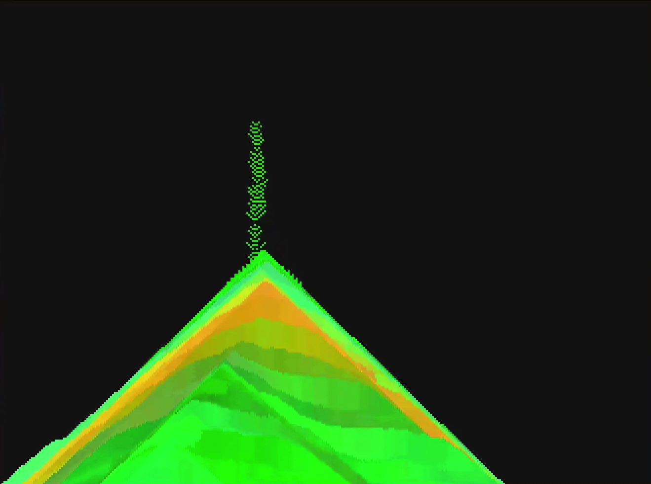 Sand simulation in action